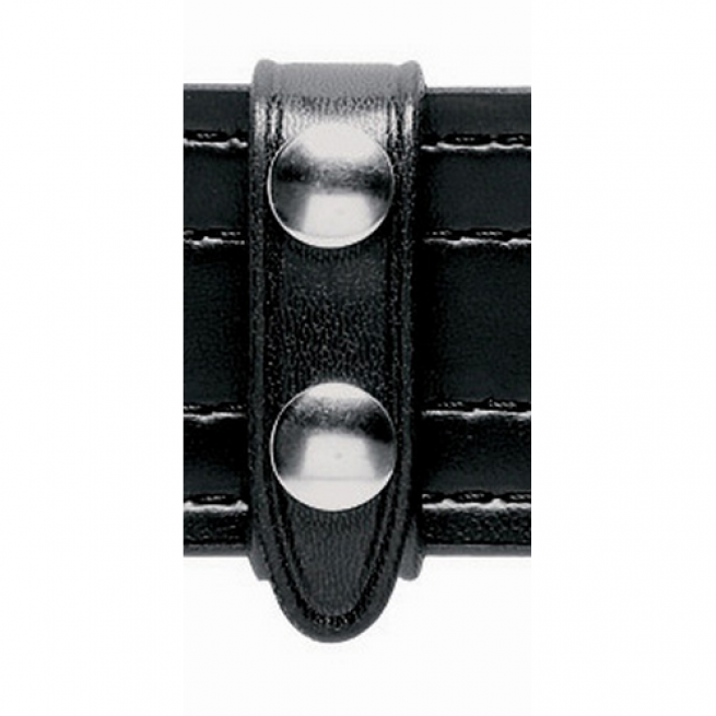 BELT KEEPERS LEATHER WITH METAL SNAPS - 4 PACK.